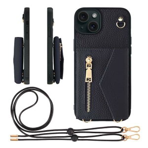 HANATORA iPhone15Plus �P�[�X �V�����_�[ �{�v �V�������N���U�[ �ϏՌ� �X�}�z�P�[�X �X�}�z �V�����_�[�X�g���b�v �t�� �t�@�X�i�[ �X�}�z�V�����_�[ �J�o�[ �J�[�h�|�P�b�g �J�[�h���[ ���K��