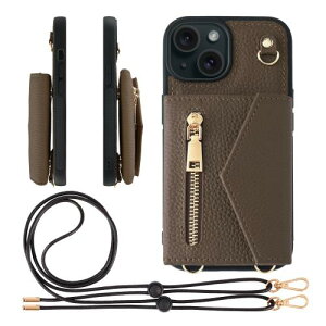 HANATORA iPhone15 �P�[�X �V�����_�[ �{�v �V�������N���U�[ �ϏՌ� �X�}�z�P�[�X �X�}�z �V�����_�[�X�g���b�v �t�� �t�@�X�i�[ �X�}�z�V�����_�[ �J�o�[ �J�[�h�|�P�b�g �J�[�h���[ ���K���� 