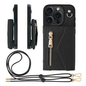 HANATORA iPhone15Pro �P�[�X �V�����_�[ �{�v �V�������N���U�[ �ϏՌ� �X�}�z�P�[�X �X�}�z �V�����_�[�X�g���b�v �t�� �t�@�X�i�[ �X�}�z�V�����_�[ �J�o�[ �J�[�h�|�P�b�g �J�[�h���[ ���K��