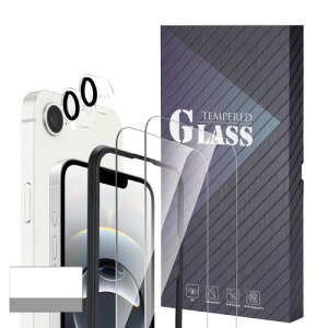 �Ή� iPhone 16e�K���X�t�B���� (2���Z�b�g) +2�������Y�ی�+�K�C�h�g �w��h�~ �d�x9H �ϏՌ� ��U�h�~ �����z�� �C�A�[�� �����ߗ� �� �K���X �t�� �ی� �t�B���� �K�C�h�g�t�� ���E���h�G�b�W