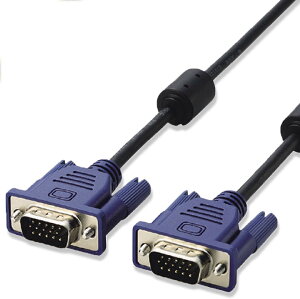 �G���R�� �f�B�X�v���C�P�[�u�� D-sub15�s�� VGA-VGA �X���� 1.5m �u���b�N CAC-15BK