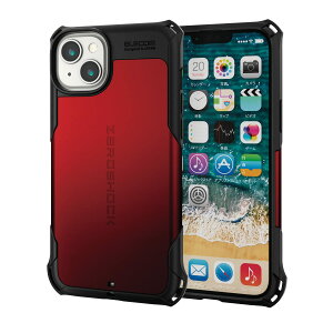�G���R�� iPhone 14 Plus �P�[�X �J�o�[ �ϏՌ� �Ռ��z�� ZEROSHOCK [�l�p�_���p�[/�n�j�J���\��/�_�u�����C���[�݌v] �Ռ��z���t�B�����t�� �X�g���b�v�z�[���t�� ���b�h PM-A22BZERORD