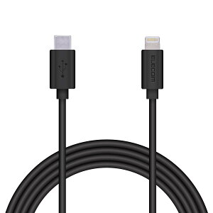 GR Type-C to LightningP[u (USB PDΉ) CgjO iPhone [dP[u X^_[h iPhone 13 / 12 / SE (2) Ή AppleFؕi 2m ubN MPA-FCL20BK
