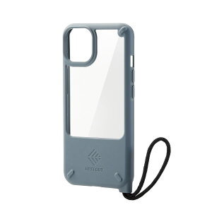 �G���R�� iPhone 13 2�� �n�C�u���b�h�P�[�X �ϏՌ� NESTOUT LAKE �O���[ PM-A21BNEST3GY