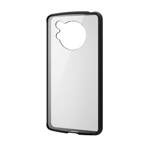 �G���R�� AQUOS R7 (SH-52C) �P�[�X �J�o�[ �n�C�u���b�h TOUGH SLIM LITE �ϏՌ� �d�x8H �y�� ���^ �w�ʃN���A �X�g���b�v�z�[���t �u���b�N PM-S222TSLFCBK