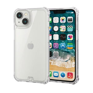 �G���R�� iPhone 14 / 13 �P�[�X �J�o�[ �ϏՌ� �Ռ��z�� ZEROSHOCK [�l�p�_���p�[/���ς��ɂ����N���A�P�[�X] �Ռ��z���t�B�����t�� �X�g���b�v�z�[���t�� �N���A PM-A22AZEROT2CR