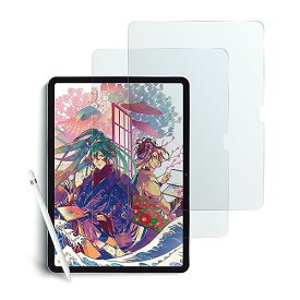 エレコム 2枚入り iPad 10.9インチ 第10世代 保護フィルム 紙のような描き心地 ケント紙タイプ 抗菌 簡単貼付 英字パッケージ TB-APSK109X-W