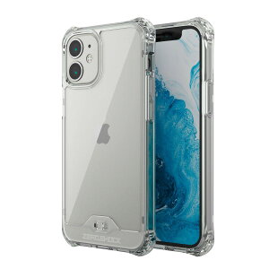 �G���R�� iPhone 12 mini �P�[�X Qi�[�d�Ή� �n�C�u���b�h ZEROSHOCK �C���r�W�u�� �t�H���e�B�� �N���A PM-A20AZEROT2CR