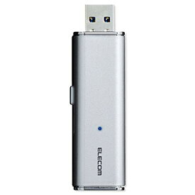 エレコム 外付け ポータブルSSD 128GB USB3.2(Gen1) スライド式 直挿しシルバー ESD-EMN0128GSV
