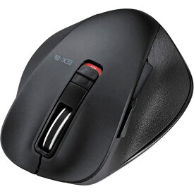 エレコム マウス Bluetooth Sサイズ 小型 5ボタン (戻る・進むボタン搭載) BlueLED 握りの極み ブラック M-XGS10BBBK