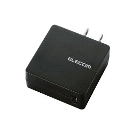 エレコム スマートフォン用AC充電器/2A出力/USB-Aメス/ブラック