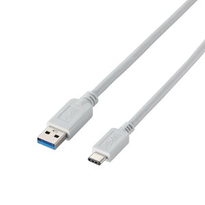GR USBP[u [dEf[^]p USB3.1 Standard-AType-C USB3.1 iPhone15Ή ő15W(5V/3A)̏[d ő10Gbps̃f[^] 1m zCg USB3-APAC10WH