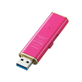 エレコム USBメモリー USB3.0対応 Windows10対応 Mac対応 スライド式 32GB ラズベリーピンク MF-XWU332GPND