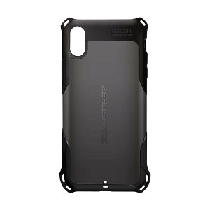 GR iPhone XS P[X Ռz ZEROSHOCK X^_[h ՌztBt [̏Ռ{̂] ubN PM-A18BZEROBK