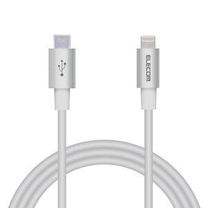GR Type-C to LightningP[u (USB PDΉ) CgjO iPhone [dP[u ϋv iPhone 13 / 12 / SE (2) Ή AppleFؕi 1m Vo[ MPA-CLPS10SV