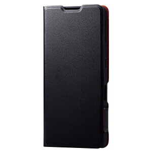 �G���R�� AQUOS sense7 [ SH-53C | SHG10 ] �P�[�X �J�o�[ �蒠�^ ���U�[ �v ���^ �y�� �}�O�l�b�g�J�� �J�[�h�|�P�b�g�t�� �����܂ܒʘb [�����قǔ����Čy��] �u���b�N PM-S226PLFUBK