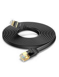 UGREEN LANP[u JeS[7 5M RJ45 RlN^ MKrbg10Gbps/600MHz CAT7 C[TlbgP[u STP ܐ܂h~ V[h f [^ PS5 PS4 XboxɑΉ