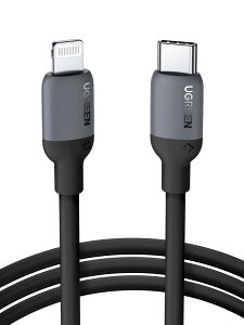 UGREEN usb-c lightningP[u PDΉMFiF؎擾}[dP[u 60W/3A VRfލ̗p ϋv ܂Ȃ iPhone 14 /iPhone 13/12, iPad, AirPods, MacBookȂǑΉiubN 1Mj