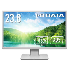 I-O DATA アイ・オー・データ モニター 23.8インチ フルHD ADSパネル ホワイト(HDMI/アナログRGB/DisplayPort/縦横回転/高さ調節/VESA対応/スピーカー付/5年保証/土日サポート/日本メーカー) LCD-DF241EDW-F/E