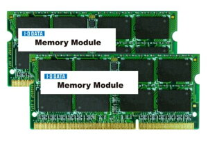 �A�C�E�I�[�E�f�[�^�@�� PC3-10600(DDR3-1333)�Ή� 204�s�� S.O.DIMM 4GB×2���g SDY1333-4GX2