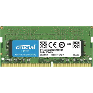 Crucial m[gPCp݃ 8GB(8GBx1) DDR4 3200MT/s(PC4-25600) CL22 SODIMM 260pin CT8G4SFRA32A