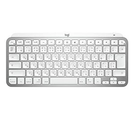 ロジクール MX KEYS mini for mac KX700M 日本語配列 ミニマリスト ワイヤレス イルミネイテッド キーボード ペイルグレー 充電式 小型 薄型 bluetooth Logi Bolt Unifying非対応 USB-C-C mac 無線 ワイヤレスキーボード KX700 国内正規品