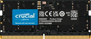 Crucial m[gPCp݃ 16GB(16GBx1) DDR5 4800MT/s(PC5-38400) CL40 SODIMM 262pin K㗝Xi CT16G48C40S5