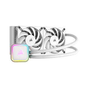 CORSAIR iCUE H100i RGB ELITE White 240mm LGA1700/AM5/AM4\PbgΉ CPUN[[ CW-9060078-WW
