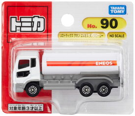 タカラトミー『 トミカ No.90 UDトラックス クオン エネオス タンクローリー (ブリスターパッケージ) 』 ミニカー 車 おもちゃ 3歳以上 ブリスターパッケージ 玩具安全基準合格 STマーク認証 TOMICA TAKARA TOMY