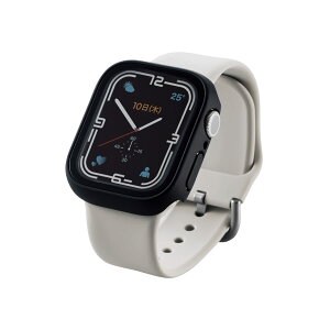 GR Apple Watch (AbvEHb`) P[X 41mm [Apple Watch 8 7 Ή] tJo[P[X KX A`OA ˖h~ ubN AW-21BFCGMBK