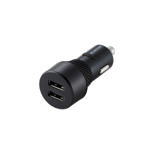 GR J[`[W[ VK[\Pbg USB 2|[g USB-A×2 24W 12V/24VΉ [ɂVRt/܂[d/2䓯[d] iPhone SE3/SE2/13/12AiPadAAndroid eΉ ubN MPA-CCU14BK