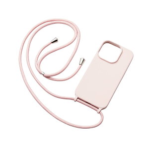 �G���R�� iPhone 14 Pro �P�[�X �J�o�[ �V�����_�[�X�g���b�v�t�� �V���R�� �A���`�_�X�g���H �������߉� 3�w�\�� �ϏՌ� �Ռ��z�� �s���N PM-A22CSCSSPN