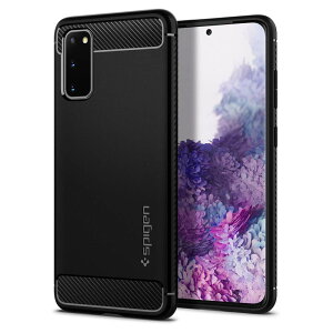 Spigen Galaxy S20 P[X [ SC-51A SCG01 ] ČRMILKi ϏՌ TPU \tgJo[ Ռz h~ Jی Qi[d CX[d VsQ MbhEA[}[ ACS00790 (}bgEubN)