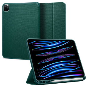 Spigen iPad Pro 11C` P[X (2022 2021 2020 2018)p 4/3/2/1/Ή Jo[ X^h Apple Pencil[ ϏՌ 菝h~ t@ubN Jo[ Ռ z A[otBbg ACS01056 (~bhiCgE