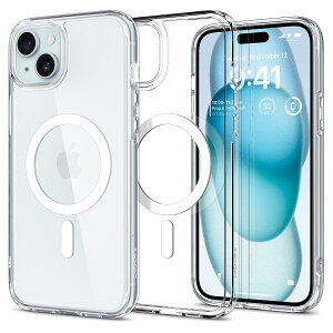Spigen iPhone 15 P[X MagSafe NA ϏՌ ČRMILKi擾 Xgbvz[ ϗ}  Xgbvz[ }Olbg 2d\ Yی C菝h~ MagSafe CX[dΉ E
