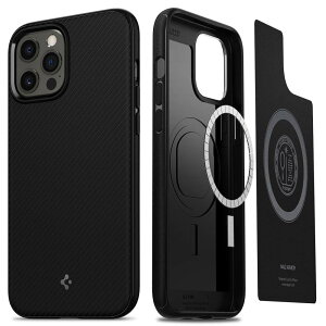 Spigen iPhone12Pro Max P[X MagSafeΉ ϏՌ ČRMILKi擾 }Olbg TPU }OZ[t ~ ČRMILKi擾 ϏՌ 菝h~ CX[dΉ }OEA[}[ ACS01864 (}bgE