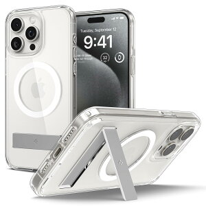 Spigen iPhone15Pro P[X MagSafe NA LbNX^ht ϏՌ ČRMILKi擾 ϗ}  }Olbg 2d\ Yی C菝h~ MagSafe CX[dΉ EgEnCu