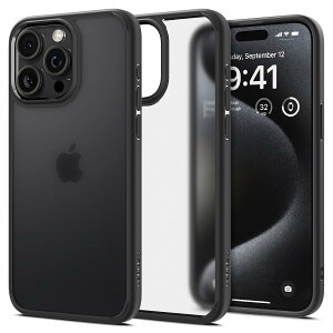 Spigen iPhone 15 Pro Max �P�[�X ������ �X�g���b�v�z�[�� �ČRMIL�K�i �E���g���E�n�C�u���b�h ACS06568 (�t���X�g�E�u���b�N)