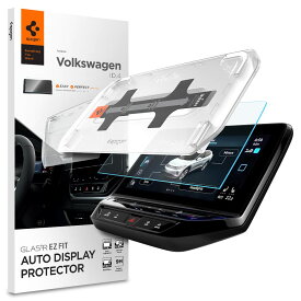 Spigen EZ Fit ガラスフィルム フォルクスワーゲン ID.4 2021-2022 12インチ 用 アンチグレア加工 貼り付けキット付き Volkswagen ID.3 2023 / ID.4 2021-2022 12インチ 対応 さらさら AG 保護 フィルム 1枚入