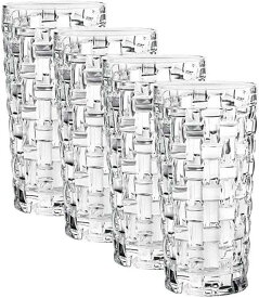 ナハトマン(Nachtmann) ボサノバ ロングドリンクグラス クリスタルガラス 150mm/395ml 92075 4個入