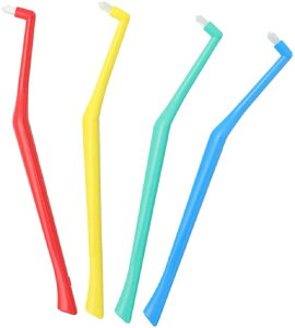 プラウト 新ワンタフト歯ブラシ タフト オーラルケア プラウト スタンダード 24本セット S(ソフト) 4色アソート