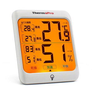 ThermoProT[v xv xvfW^ xvxv LCDobNCgt ōŒቷxl\ 24ԃf[^L^ x ₷ Kx\ CeA Ԃ ƒp OW