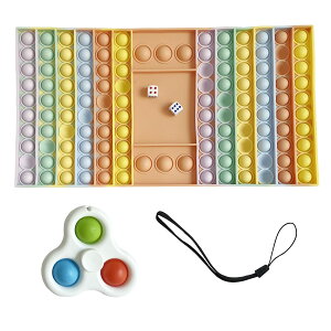 ストレス解消 グッズ 人気、両面フリップ スクイーズ玩具、ハンドトップスピナー、ゲームボード、クリエイティブ ゲームプレイ、バブル ボード、スクイーズ玩具 プッ・