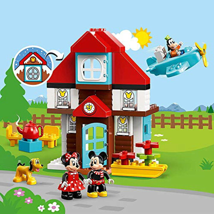 楽天市場】レゴ(LEGO) デュプロ ミッキーとミニーのホリデーハウス 
