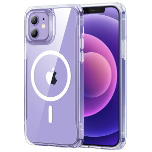 ESR iPhone 12 �P�[�X iPhone 12 Pro �P�[�X HaloLock�t�� MagSafe�Ή� ���C�[�d �Ռ��ی� ���h�~ ����₷���t���[�� �X�g���b�v�z�[���t�� 6.1�C���` �N���A