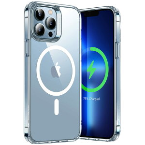 ESR iPhone 13 Pro Max �P�[�X �n�C�u���b�h�P�[�X HaloLock�t�� MagSafe�Ή� ���C�[�d 2022�A�b�v�O���[�h 1500g�܂Ŏ��C�z�� �ČRMIL�K�i SGS�F�� �Ռ��ی� ���ɋ����w�� ���� ���ς��ɂ��� �X�g���b�v�z