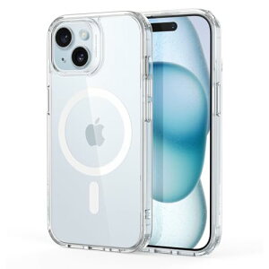 ESR for iPhone 15 Plus �P�[�X MagSafe�Ή� �ČRMIL�K�i�̕ی� �ω��� ���ɋ����w�� iPhone 15 Plus�p ���C�X�}�z�P�[�X �N���A Classic�V���[�Y