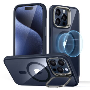 ESR iPhone 15 Pro Max �P�[�X MagSafe�Ή� �ČRMIL�K�i�̕ی� �B��X�^���h �X�}�z�P�[�X ���h�~�w�� �N���A_�u���[ Classic�V���[�Y