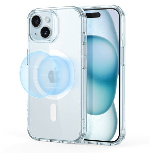ESR for iPhone 15 �P�[�X MagSafe�Ή� �ČRMIL�K�i�̕ی� �ω��� ���ɋ����w�� iPhone 15�p ���C�X�}�z�P�[�X �u���[ Classic�V���[�Y