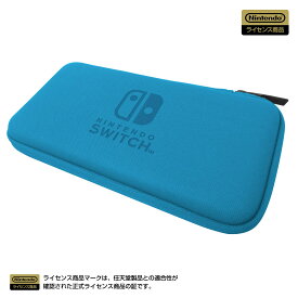 任天堂ライセンス商品スリムハードポーチfor Nintendo Switch Lite ブルー Nintendo Switch Lite対応